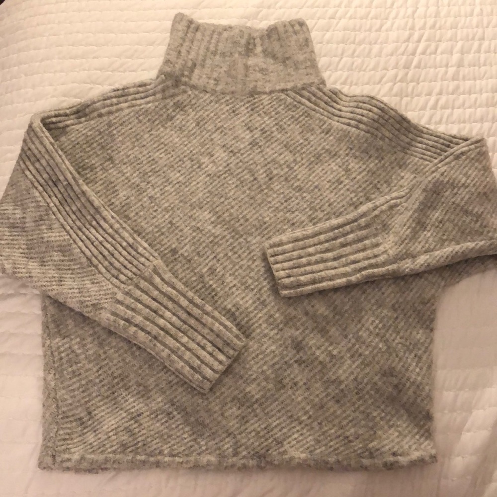 Gray Turtleneck